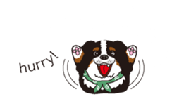 Message from a dog English version sticker #10142091