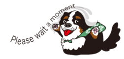 Message from a dog English version sticker #10142093