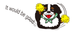 Message from a dog English version sticker #10142099