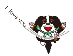 Message from a dog English version sticker #10142100