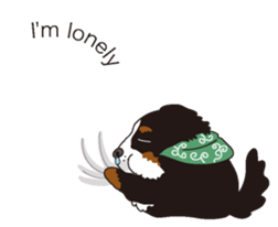 Message from a dog English version sticker #10142109