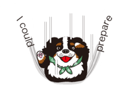 Message from a dog English version sticker #10142114