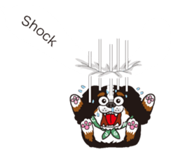 Message from a dog English version sticker #10142115