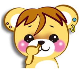 Friendly bear international sticker #10142243