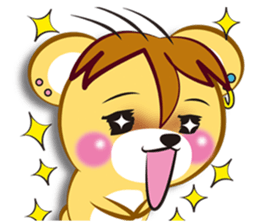 Friendly bear international sticker #10142244