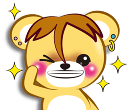 Friendly bear international sticker #10142245