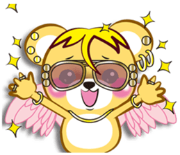 Friendly bear international sticker #10142248