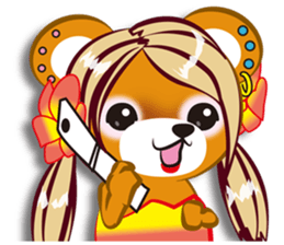 Friendly bear international sticker #10142249