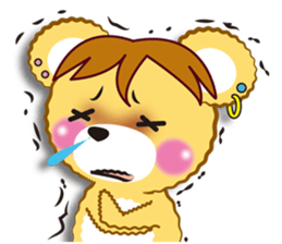 Friendly bear international sticker #10142250