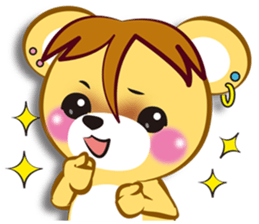 Friendly bear international sticker #10142252