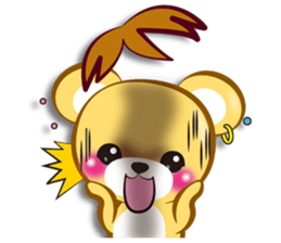 Friendly bear international sticker #10142256