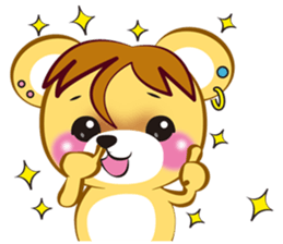 Friendly bear international sticker #10142262