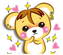 Friendly bear international sticker #10142267