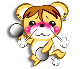 Friendly bear international sticker #10142268