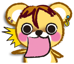 Friendly bear international sticker #10142275