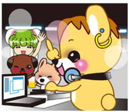 Friendly bear international sticker #10142279