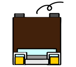 Cute Square Car sticker #10142344