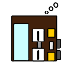 Cute Square Car sticker #10142354