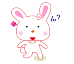rabbit-girl sticker #10142844