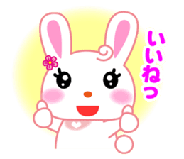 rabbit-girl sticker #10142848