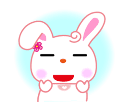 rabbit-girl sticker #10142868