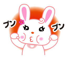 rabbit-girl sticker #10142869