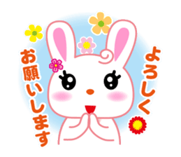 rabbit-girl sticker #10142876