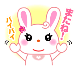 rabbit-girl sticker #10142877