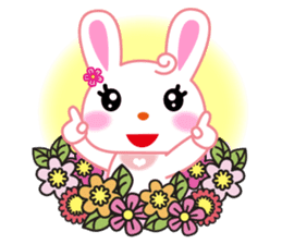 rabbit-girl sticker #10142879
