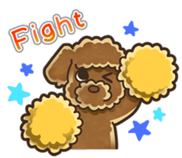 I Love Toy Poodle so much! sticker #10143012