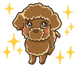 I Love Toy Poodle so much! sticker #10143018
