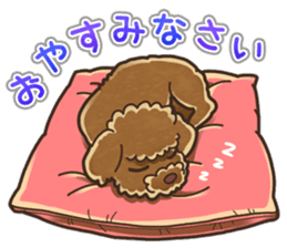 I Love Toy Poodle so much! sticker #10143027
