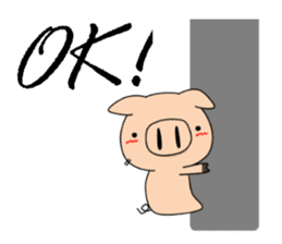 THE PIG STICKER ENGLISH 1 sticker #10143314