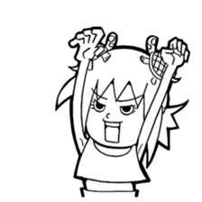 Turtle girl sticker #10143815