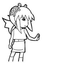 Turtle girl sticker #10143822