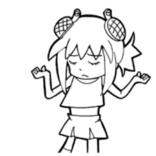 Turtle girl sticker #10143834