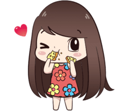 Boobib Summer Girl sticker #10144097