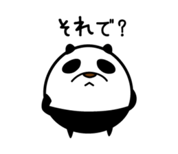 Fascinating panda returned sticker #10144174