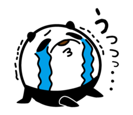 Fascinating panda returned sticker #10144187