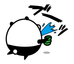 Fascinating panda returned sticker #10144191