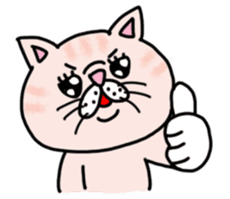 Exotic Shorthair of a pretty cat. sticker #10144492