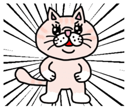 Exotic Shorthair of a pretty cat. sticker #10144493