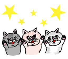 Exotic Shorthair of a pretty cat. sticker #10144494