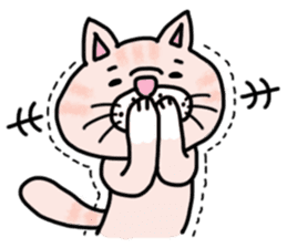 Exotic Shorthair of a pretty cat. sticker #10144496