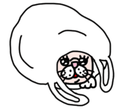 Exotic Shorthair of a pretty cat. sticker #10144501