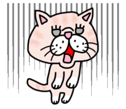 Exotic Shorthair of a pretty cat. sticker #10144507