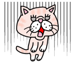 Exotic Shorthair of a pretty cat. sticker #10144507