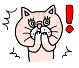 Exotic Shorthair of a pretty cat. sticker #10144512