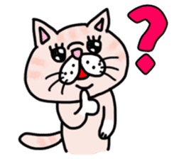 Exotic Shorthair of a pretty cat. sticker #10144513