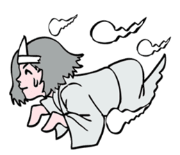 The Ghost Girl. sticker #10145157
